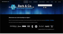 Desktop Screenshot of barbandco.com